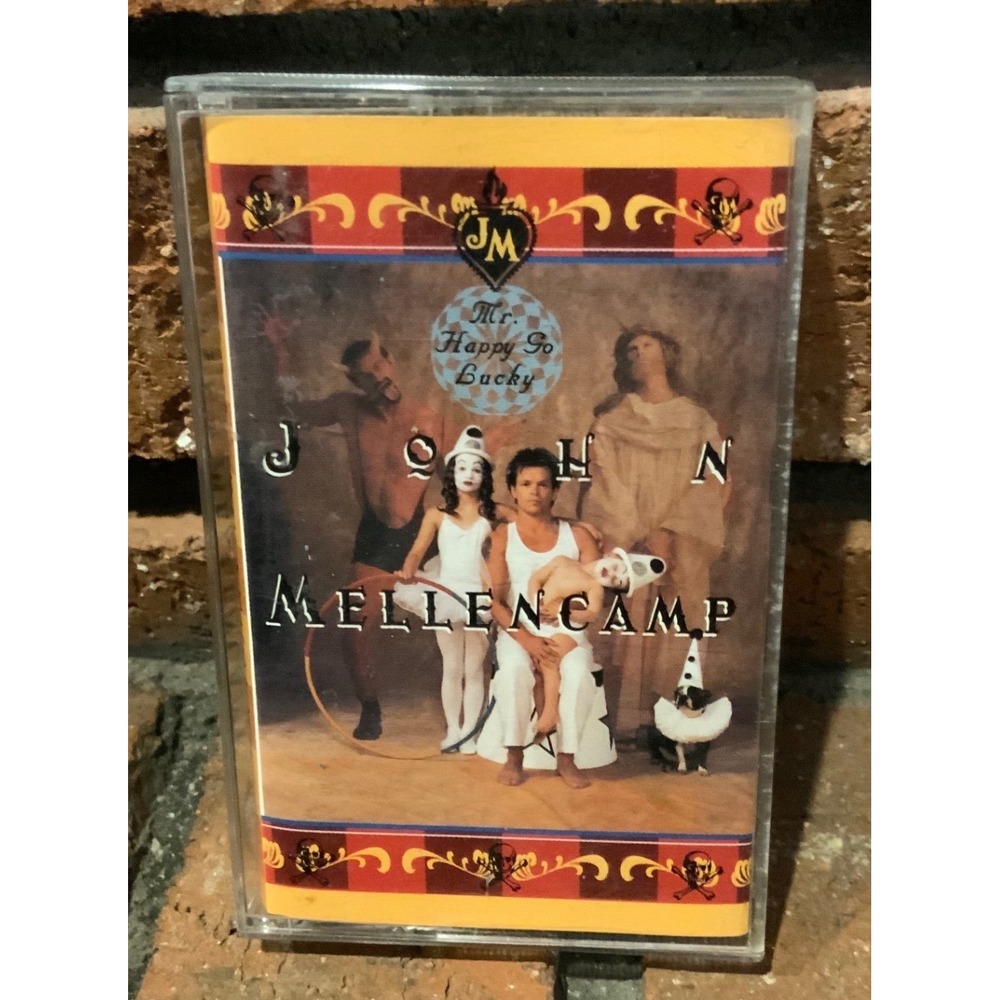 John Mellencamp Mr Happy Go Lucky Cassette Tape 1996 Mercury P4 32896 Rock Album